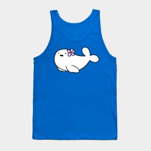 Flower Baby Harp Seal Tank Top